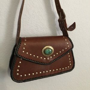 King Ranch leather purse